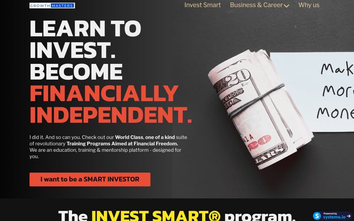 Screenshot of growthmastershub.com