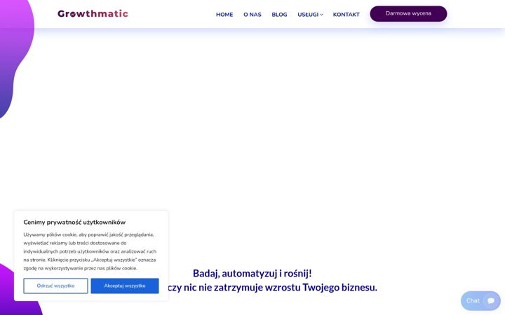 Screenshot of growthmatic.pl