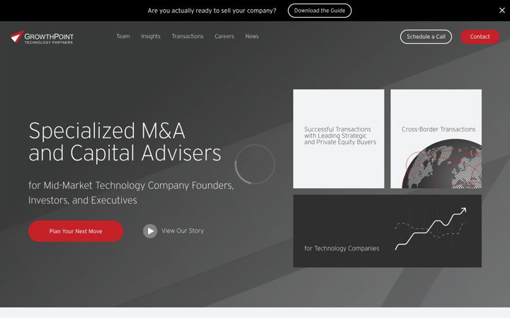 Screenshot of growthpoint.com