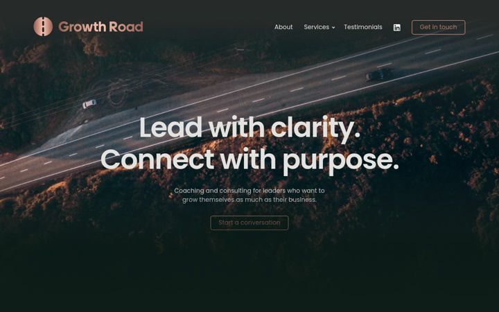 Screenshot of growthroad.ca