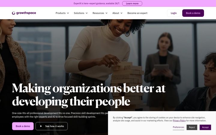 Screenshot of growthspace.com