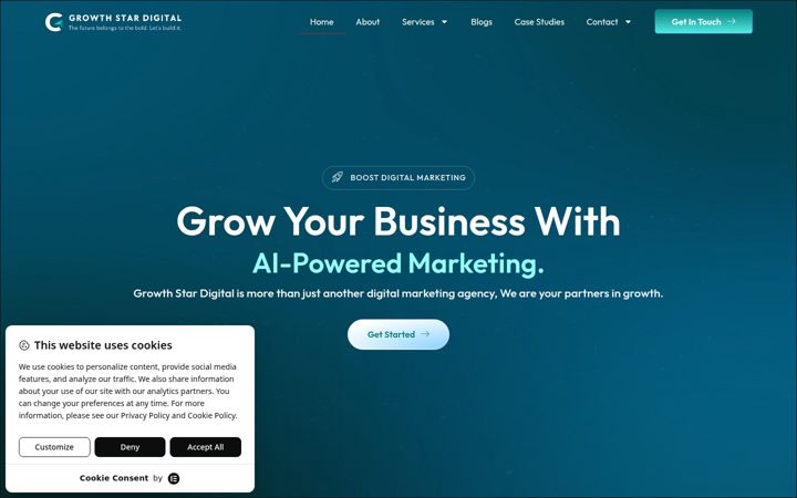 Capture d'écran de growthstardigital.com