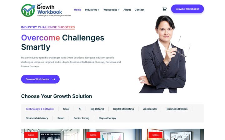 Screenshot of growthworkbook.com