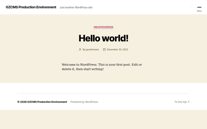 Screenshot of growthzonecms.com