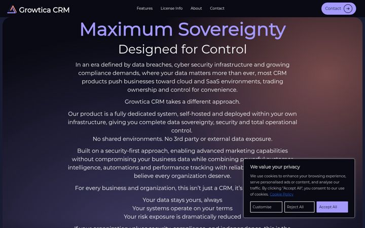 Screenshot of growtica.io