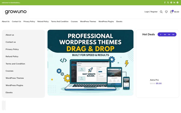 Screenshot of growuno.com