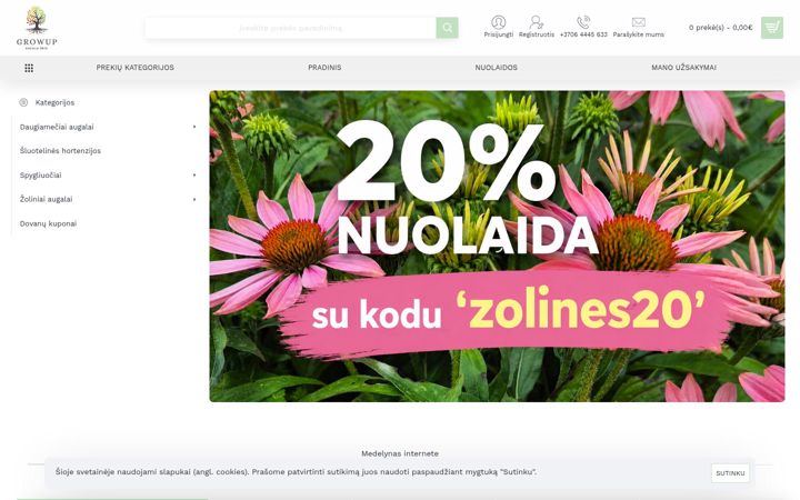 Screenshot di growup.lt