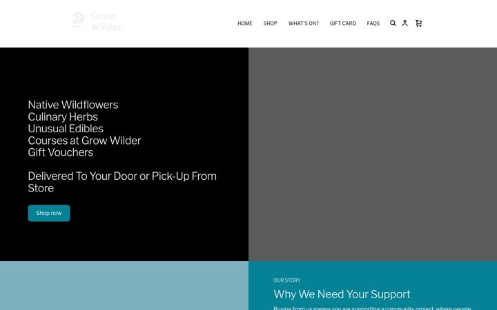 Screenshot of growwilder.co.uk