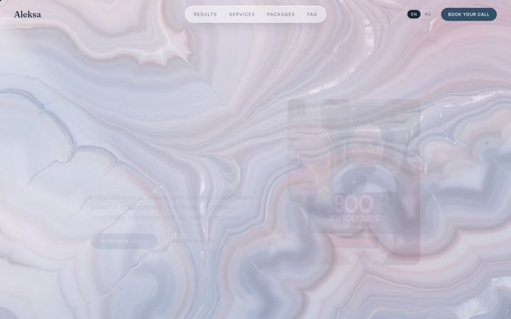 Screenshot of growwithaleksa.com