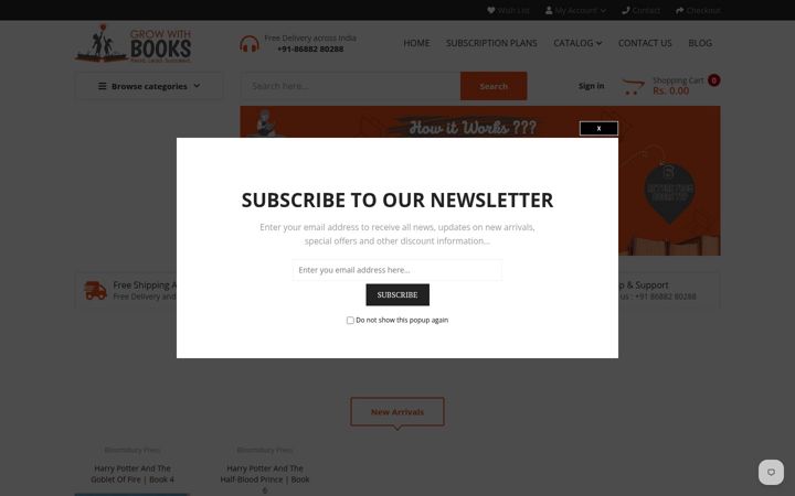 Screenshot of growwithbooks.in