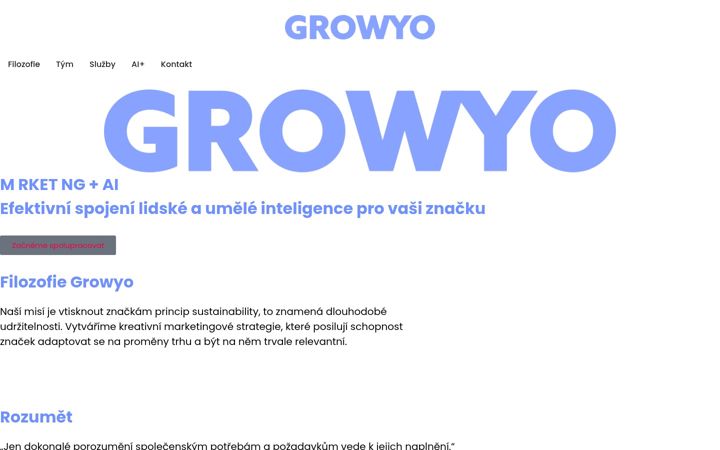 Screenshot of growyo.cz