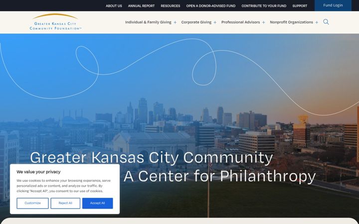 Screenshot of growyourgiving.org