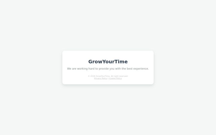 Screenshot of growyourtime.com