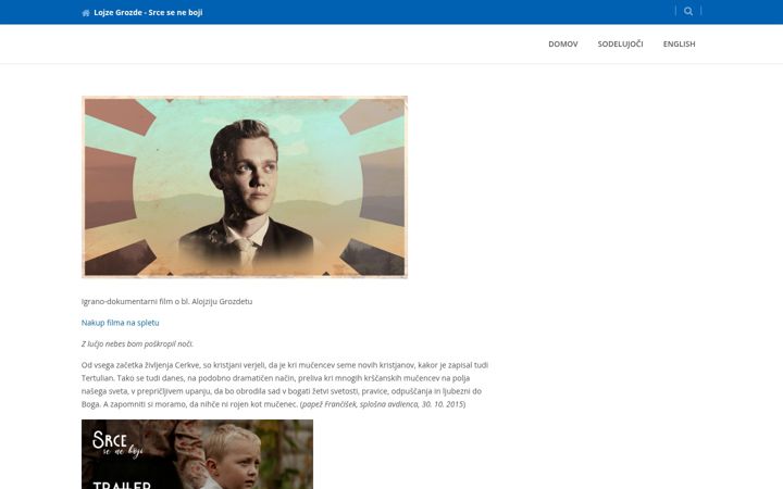 Screenshot of grozde.si
