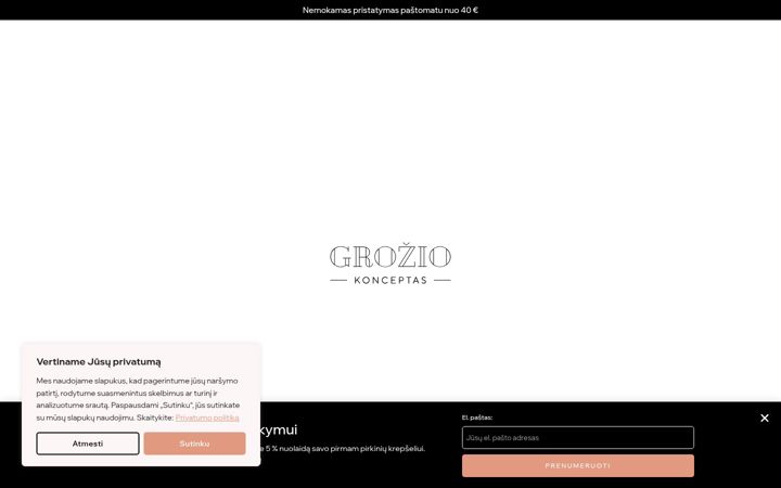 Screenshot di groziokonceptas.lt