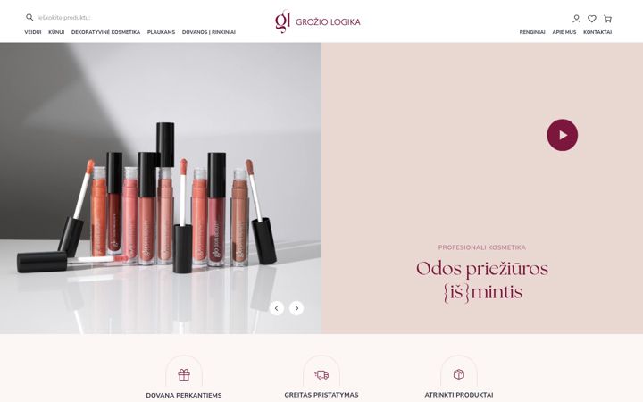 Screenshot of groziologika.lt