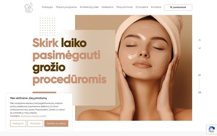 Screenshot di groziostotele.lt