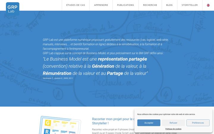 Screenshot of grp-lab.com