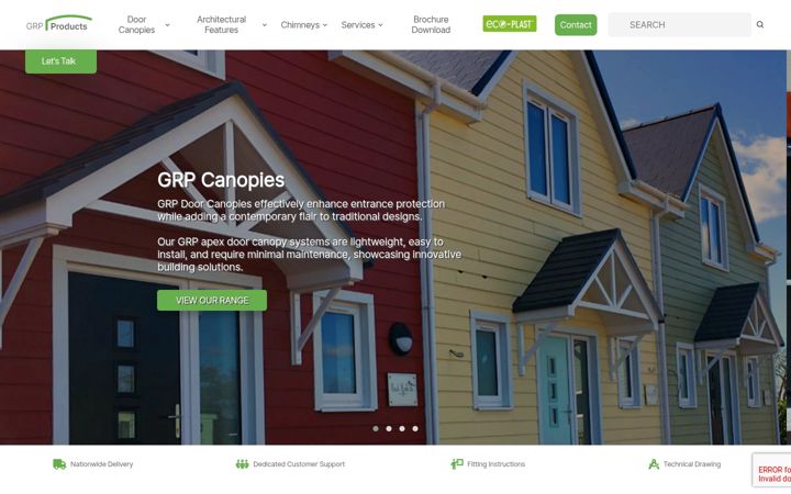 Screenshot of grp-products.com