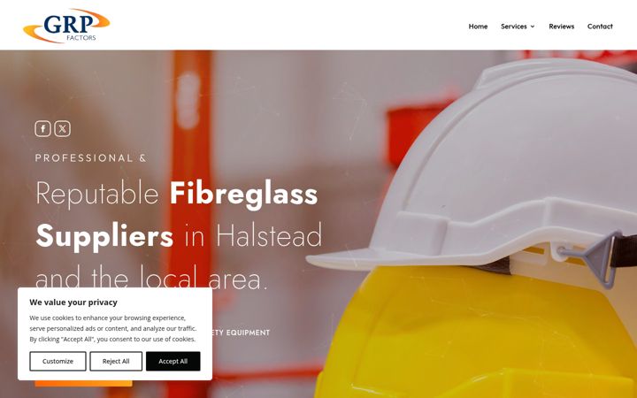 Screenshot of grpfactors.co.uk
