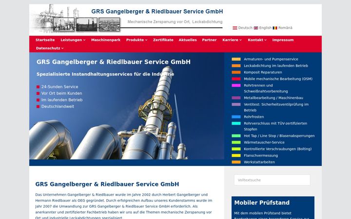 Screenshot of grs-oeg.at