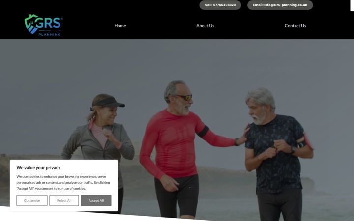 Screenshot of grs-planning.co.uk