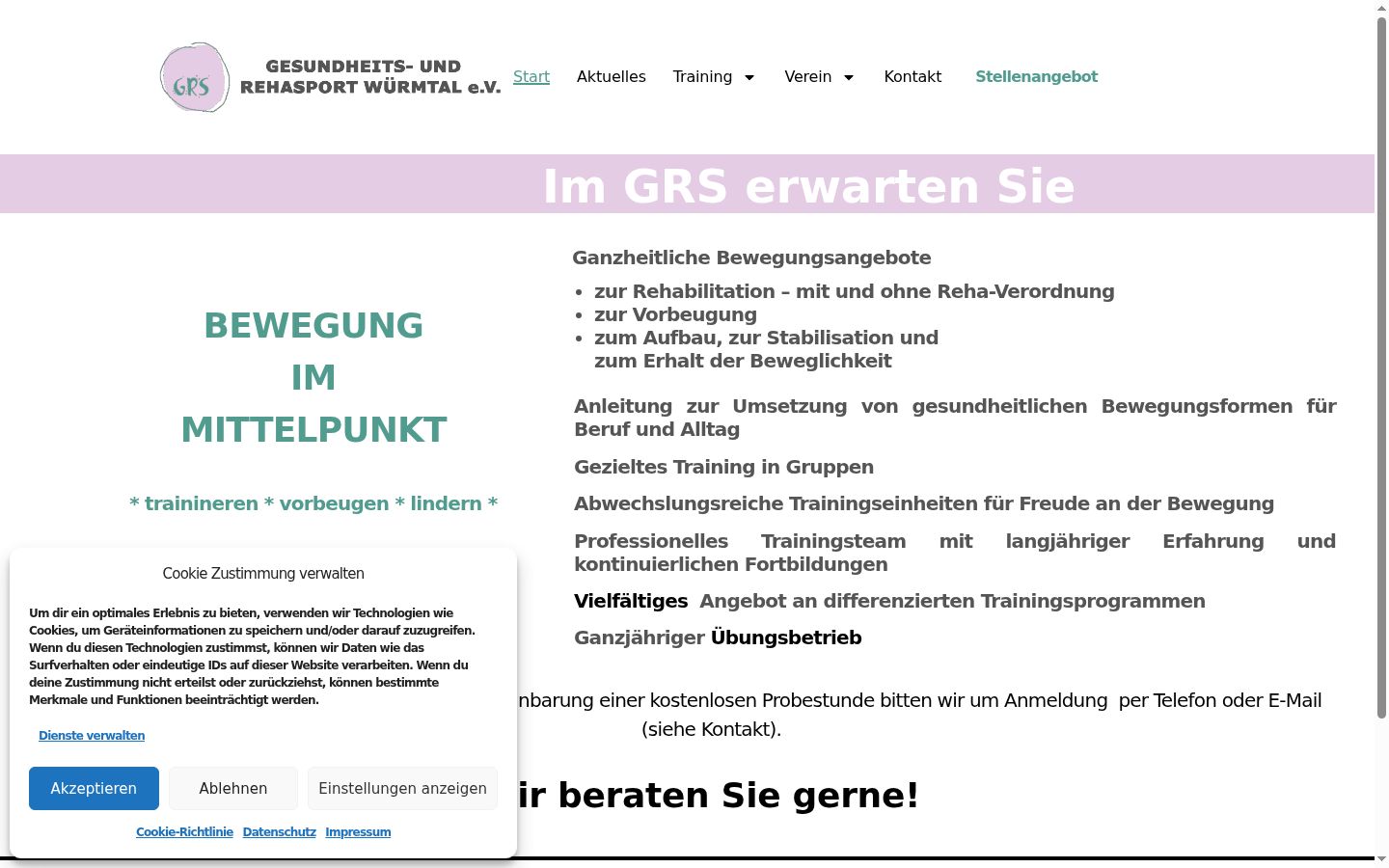 Screenshot van de toestemmingsbanner zoals getoond vóór enige interactie