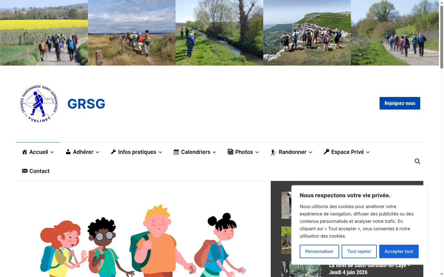 Snímek obrazovky baneru souhlasu zobrazeného před jakoukoli interakcí