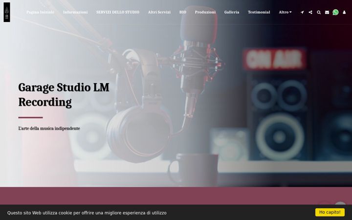 Screenshot of grsrecording.it