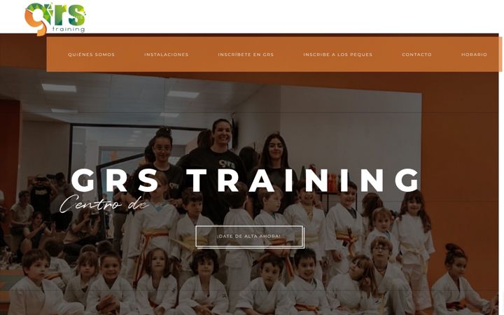Screenshot of grstraining.com