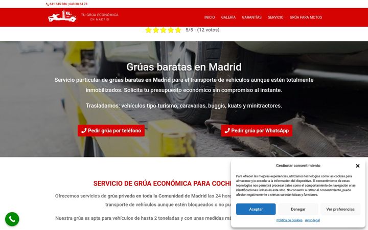 Screenshot of gruaeconomicamadrid.es