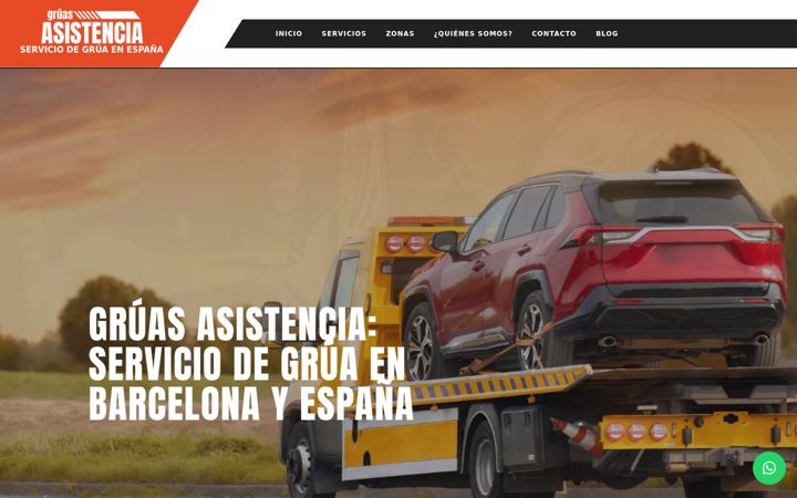 Screenshot of gruas-asistencia.com