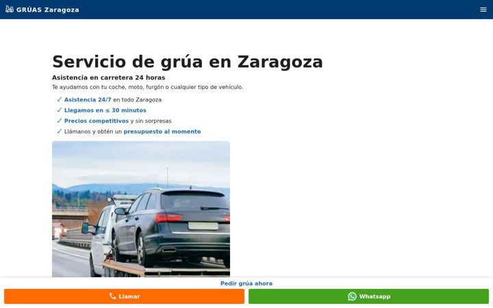 Screenshot of gruas-zaragoza.com