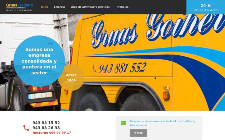 Screenshot of gruasgoiherri.com