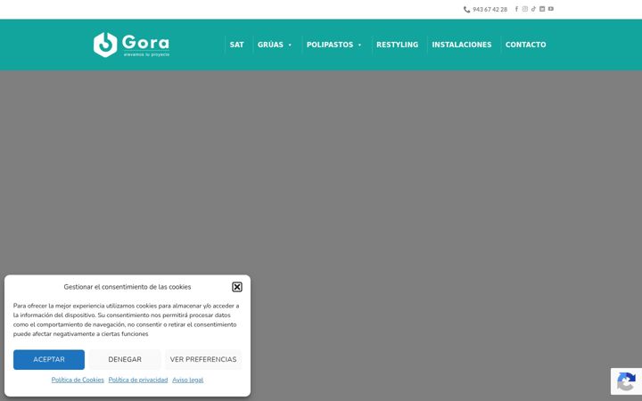 Screenshot of gruasgora.com