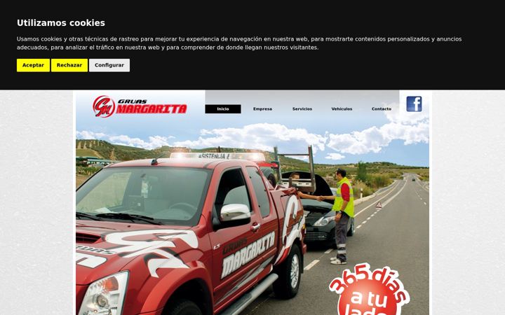 Screenshot of gruasmargarita.com