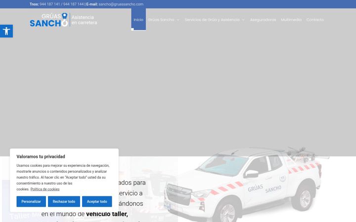 Screenshot of gruassancho.com