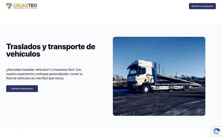 Screenshot of gruasteo.es