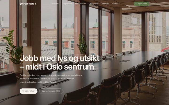 Screenshot of grubbegata.no