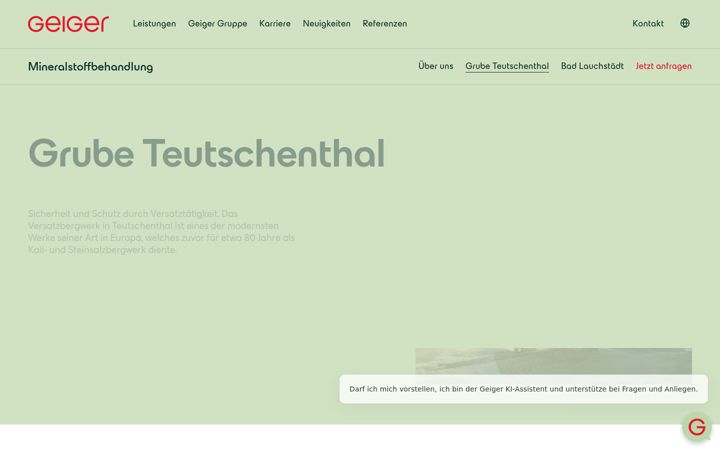 Screenshot of grube-teutschenthal.com