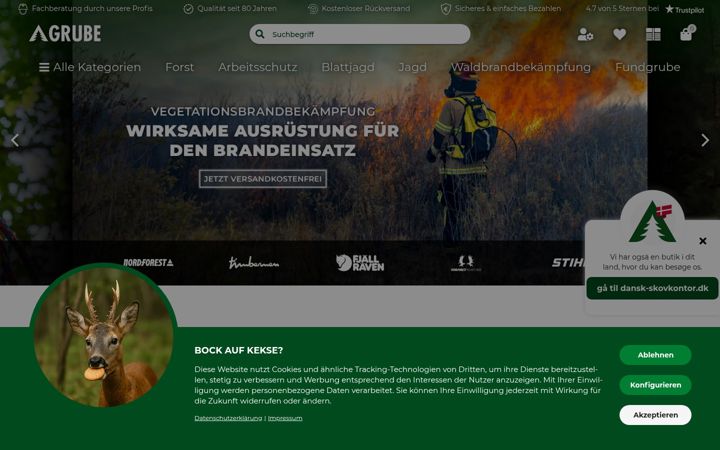 Screenshot of grube.at