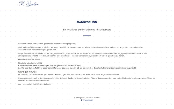 Screenshot of gruber-gravuren.at
