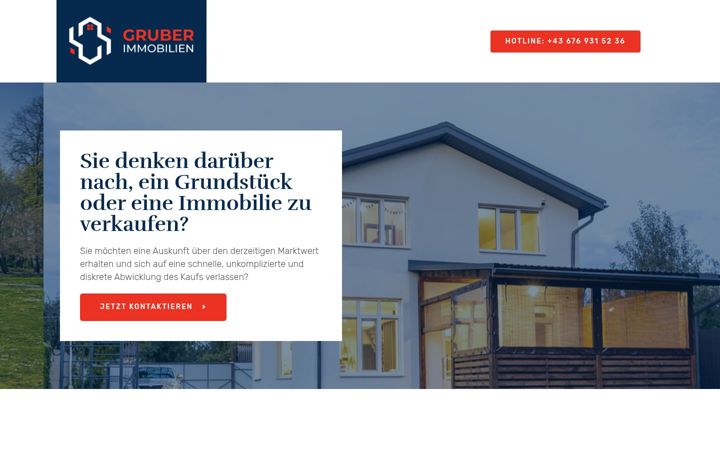 Screenshot of gruber-immobilien.com