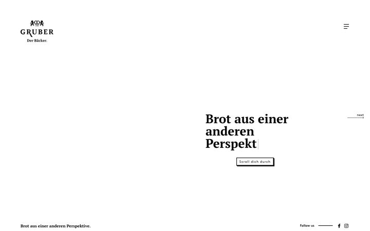 Screenshot of gruberbrot.at