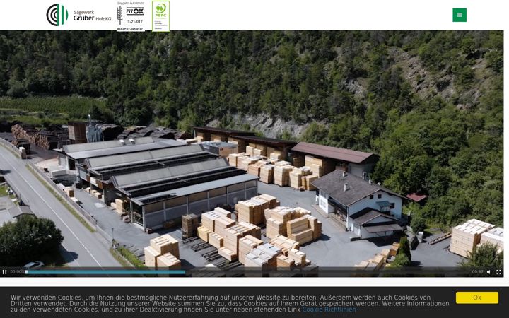 Screenshot of gruberholz.it
