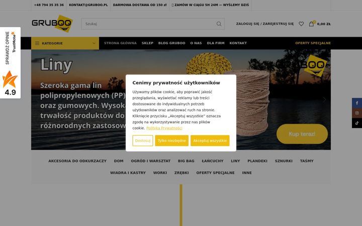 Screenshot of gruboo.pl