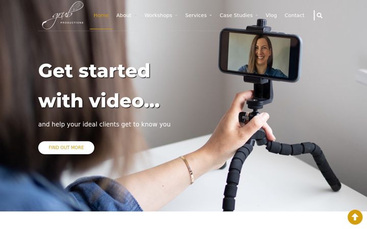 Screenshot of grubproductions.co.uk