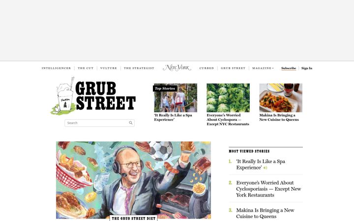 Posnetek zaslona grubstreet.com