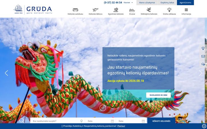 Screenshot of gruda.lt