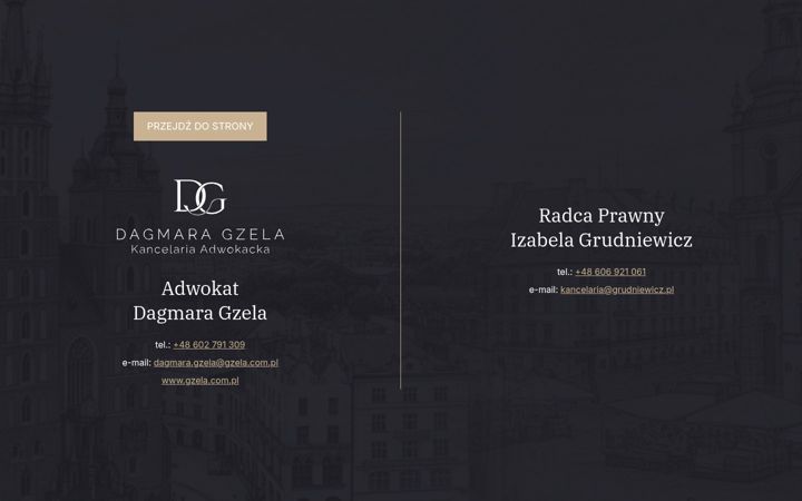 Screenshot of grudniewicz-gzela.pl